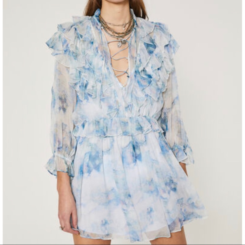 Iro Bandon dress in blue